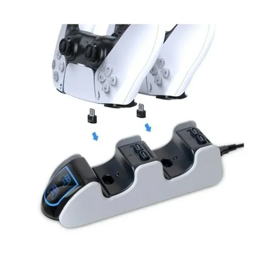 Dobe Charging Dock For PS5 Wireless Controller Charger - Tp5-0506 - White